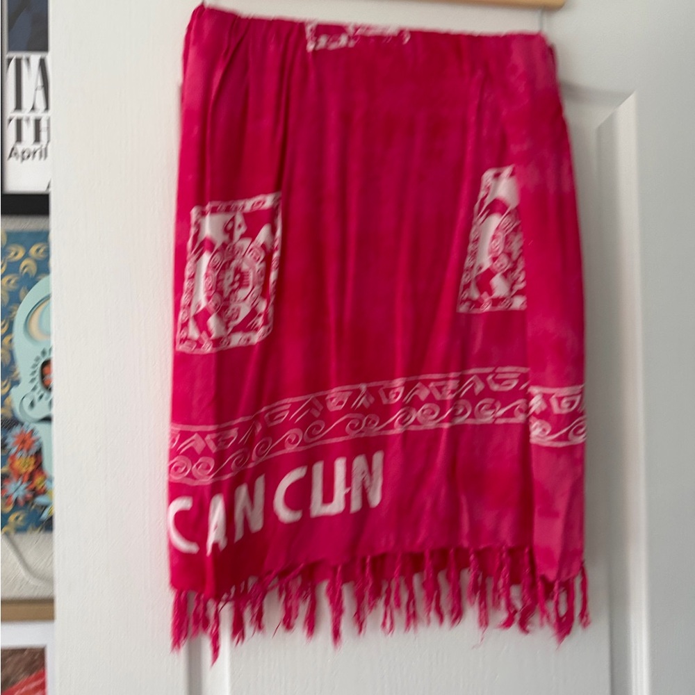 Pink Cancun sarong